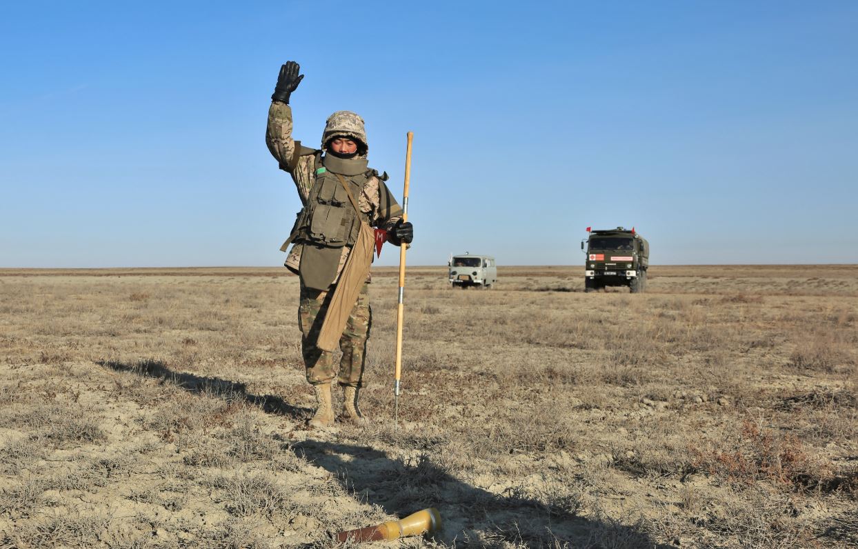 Еліміздің үш өңіріндегі полигондар жарылмаған снарядтардан тазартылды