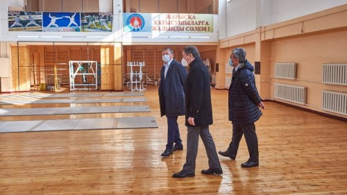 ҰОК Басшысы еліміздегі олимпиада резервін даярлау жағдайымен танысты