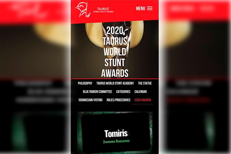 "Томирис" фильмі каскадерлер "Оскарын" алды