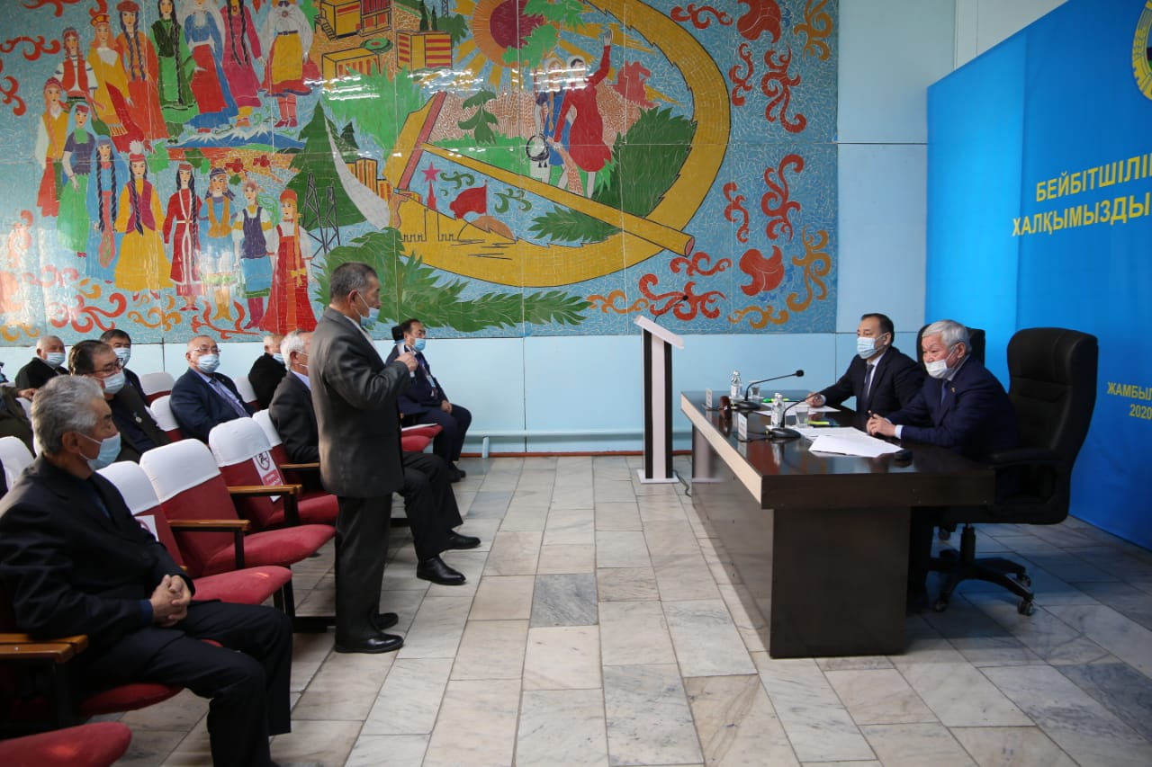 Ералы Тоғжанов Қордай ауданының тұрғындарымен кездесті