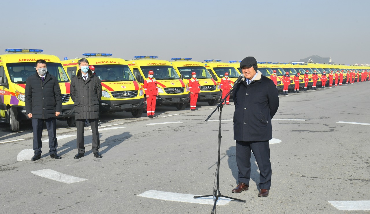 Түркістан облысының жедел-жәрдем қызметі 77 көлікпен толықты