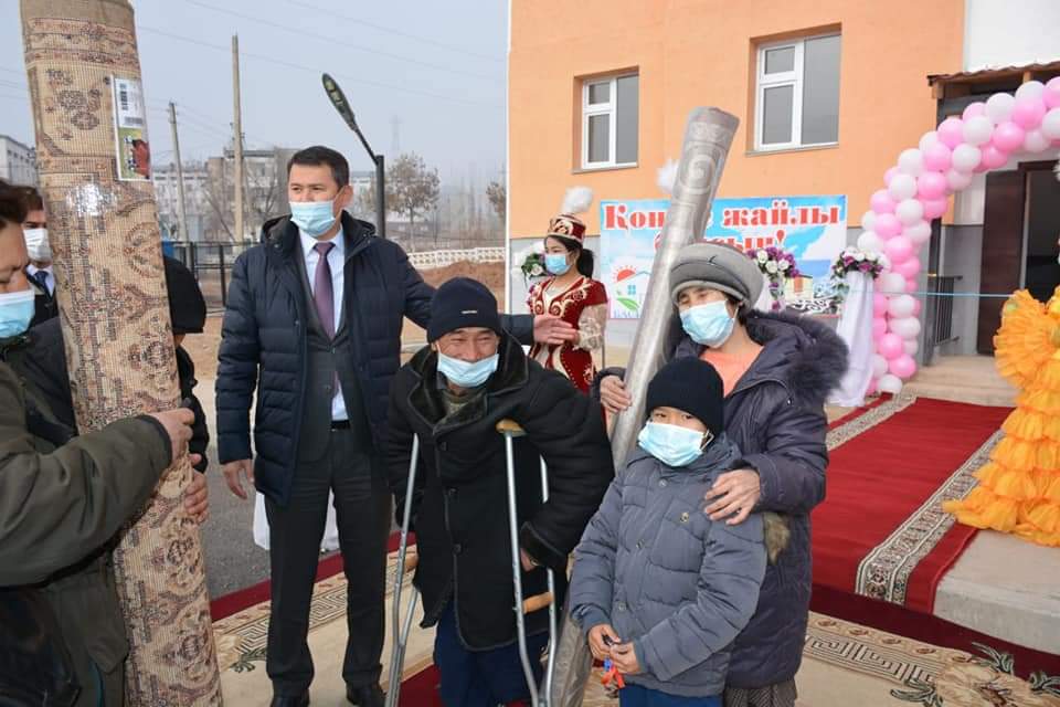 Шардарада 40 отбасына пәтер кілті берілді