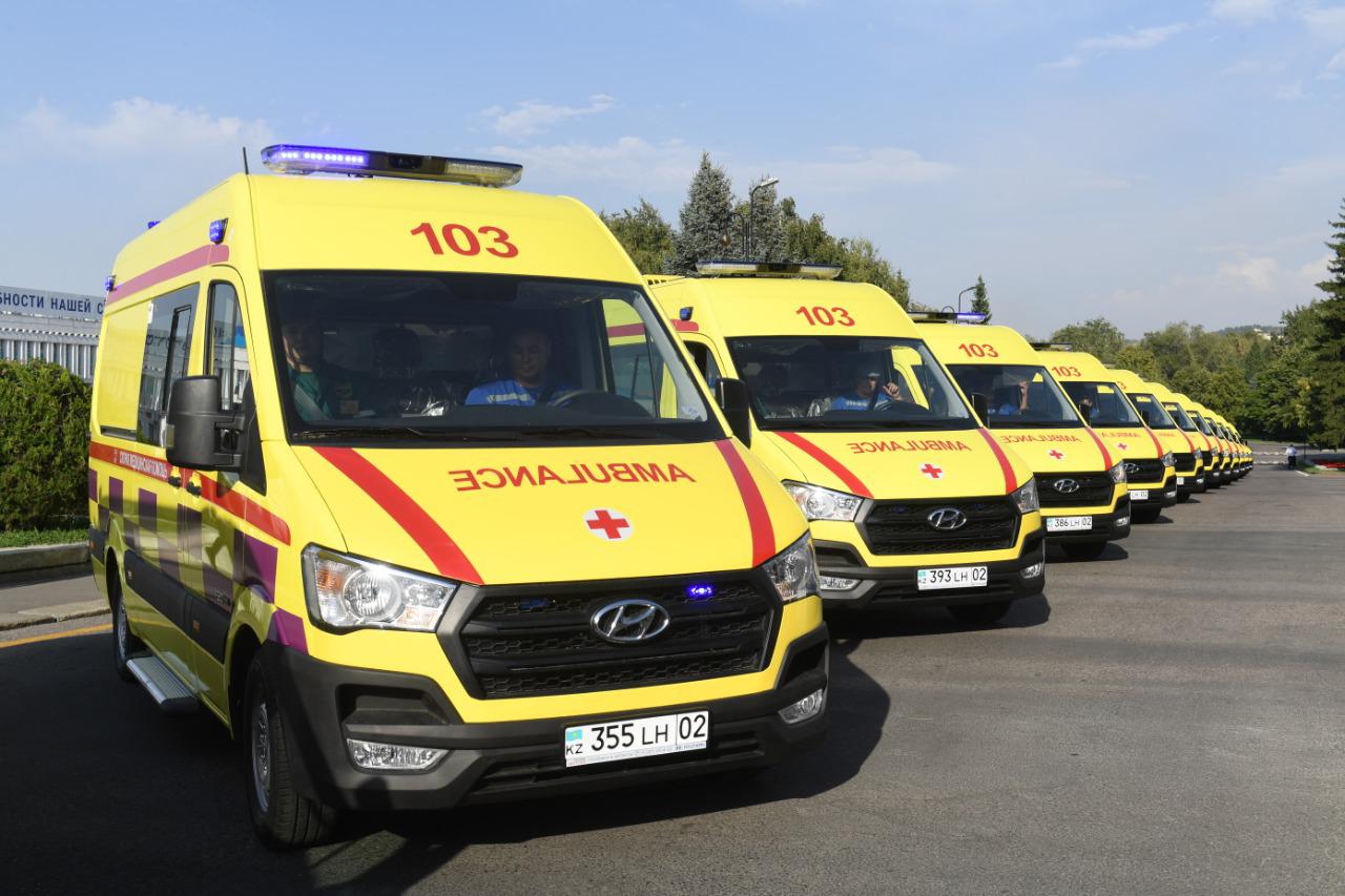 Алматыда жедел жәрдем қызметінің автопаркі 70% жаңартылды