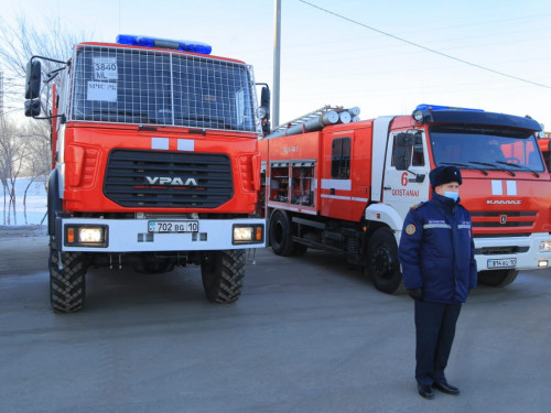 Қостанайлық құтқарушыларға жаңа техника берілді