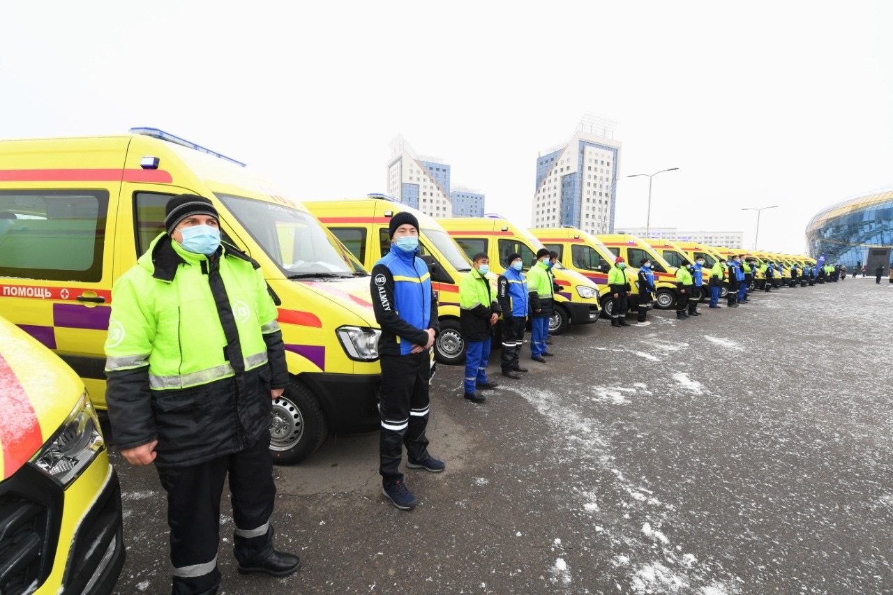 Сағынтаев жедел жәрдем қызметіне 50 жаңа көлік сыйлады