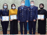 Маңғыстауда түзеу мекемесінің психологтары марапатталды