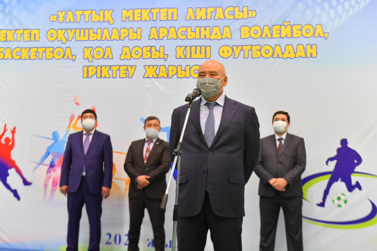 Түркістанда «Ұлттық мектеп лигасы» спорт жарыстары басталды