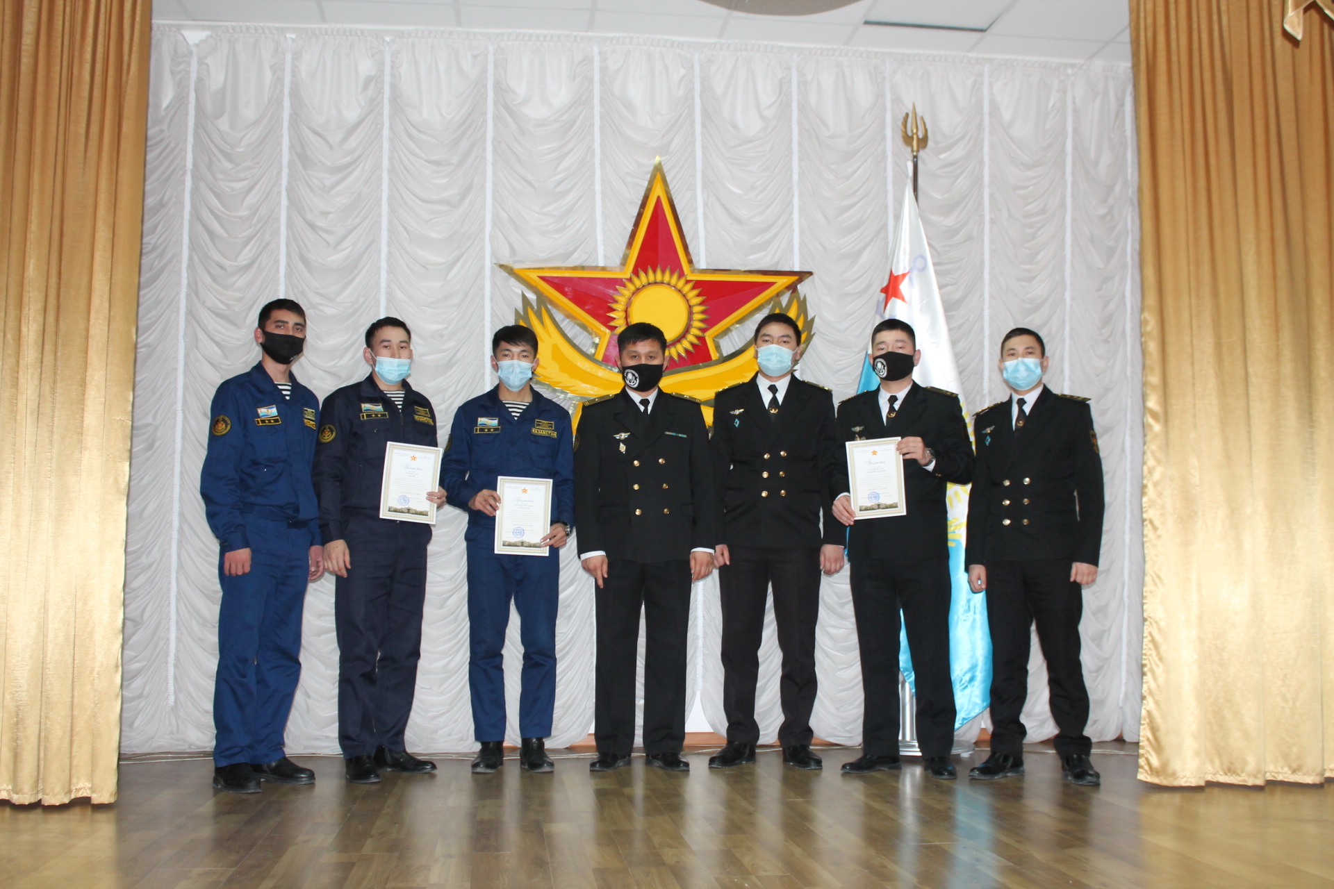 Әскери теңіз күштерінде тәрбиеші офицерлердің мерекесіне орай салтанатты жиын өтті