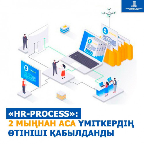 «HR-PROCESS»: 2 мыңнан аса үміткердің өтініші қабылданды