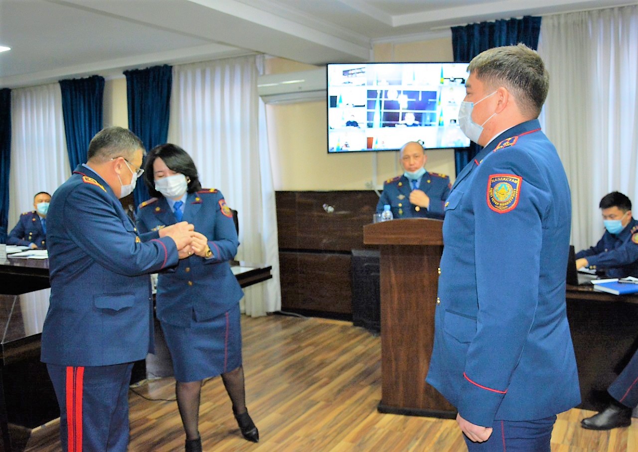 Түркістан облысының үздік полицейлері марапатталды