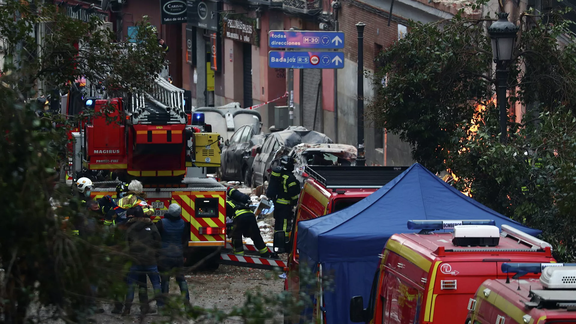 Мадридте жойқын жарылыс болды