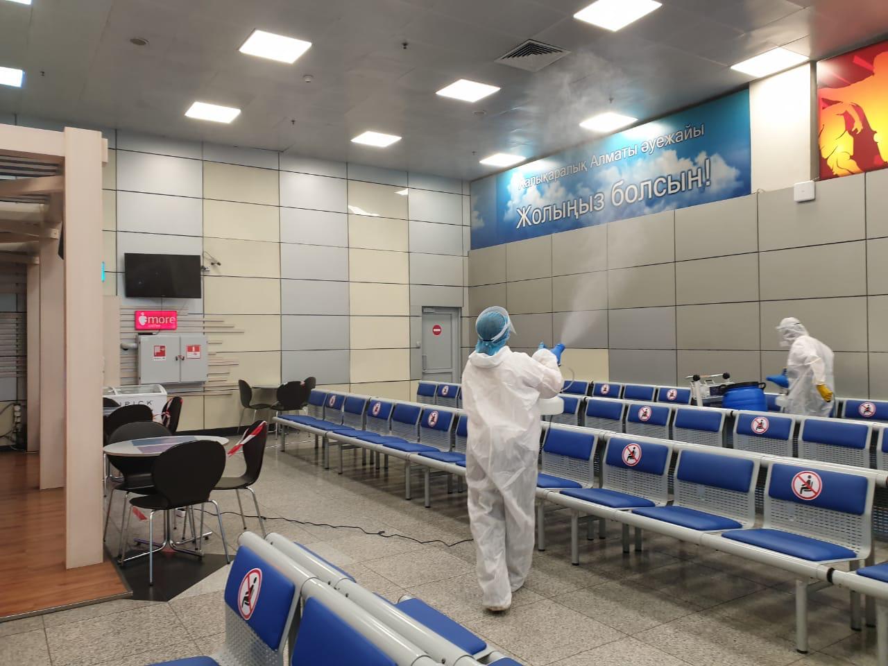 Алматы әуежайында санитарлық нормалар қалай бақыланады?