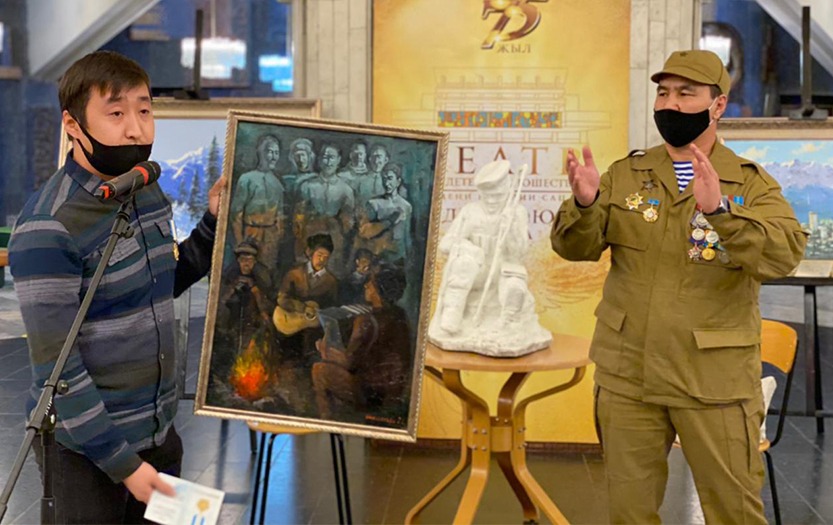 Ауғанстан соғысы ардагерлеріне арналған сурет көрмесі өтті