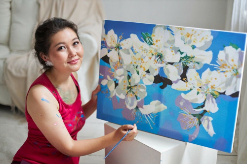 Көңіл баураған көгілдір бояулар