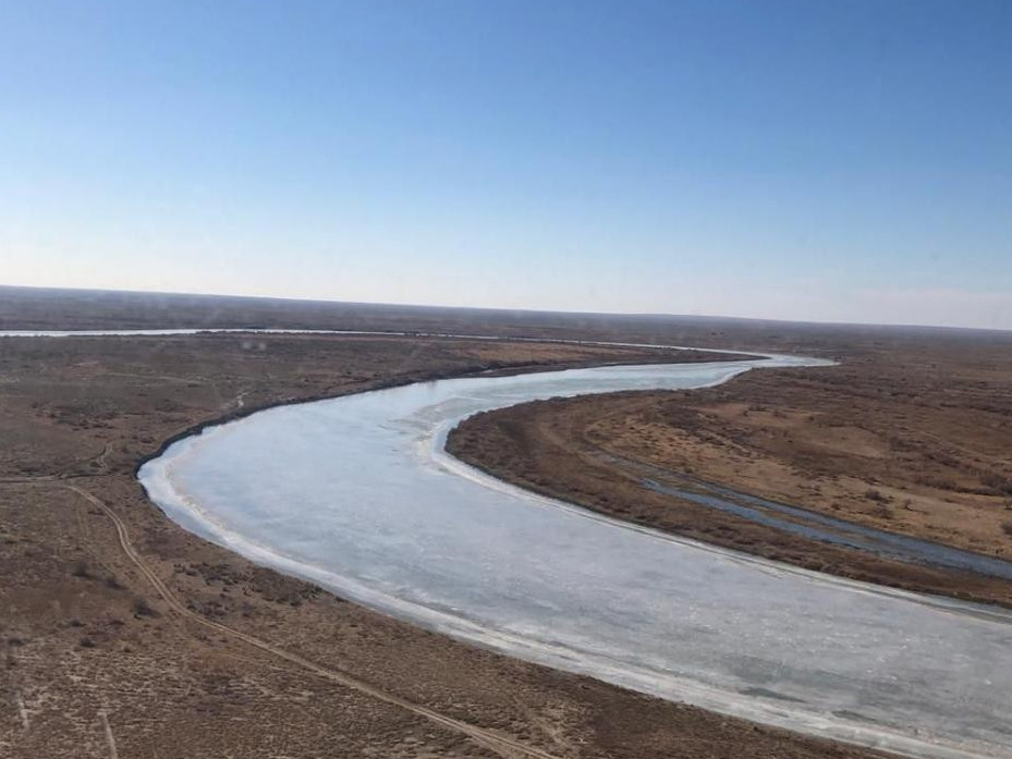 Дария арнасын әуеден бақылады