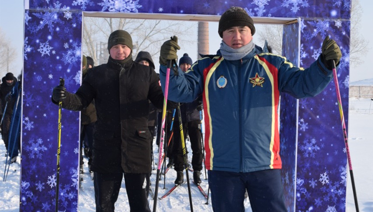 Өскемен гарнизонында шаңғы тебуден жарыс өтті