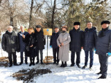 Этномәдени бірлестік өкілдері Сәбит Мұқанов саябағына ағаш отырғызды