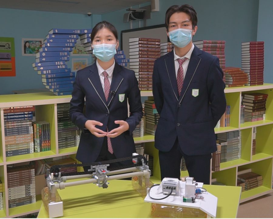 Экоробот қоқыс жинайды