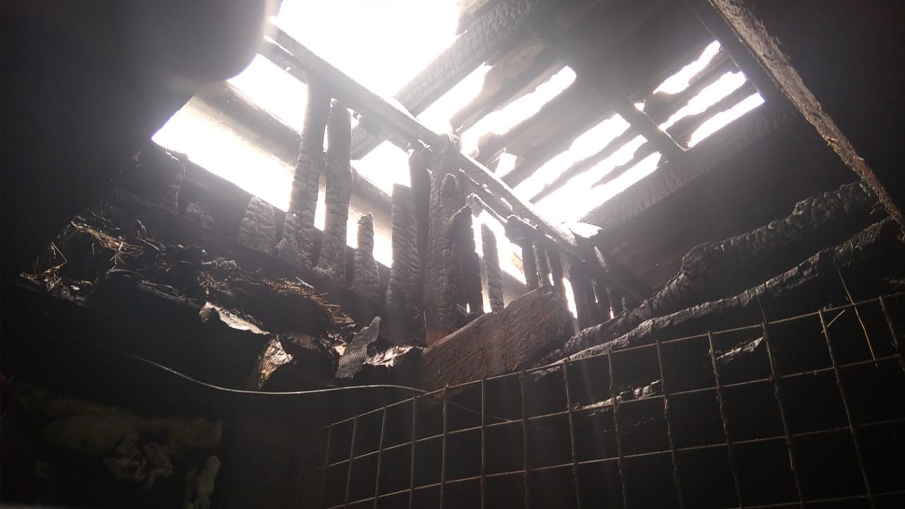 Қырағы полицейлер газ балонының жарылуына жол бермеді