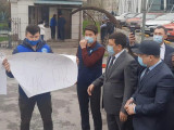 Шымкентте журналистер бейбіт акция өткізіп, наразылықтарын білдірді