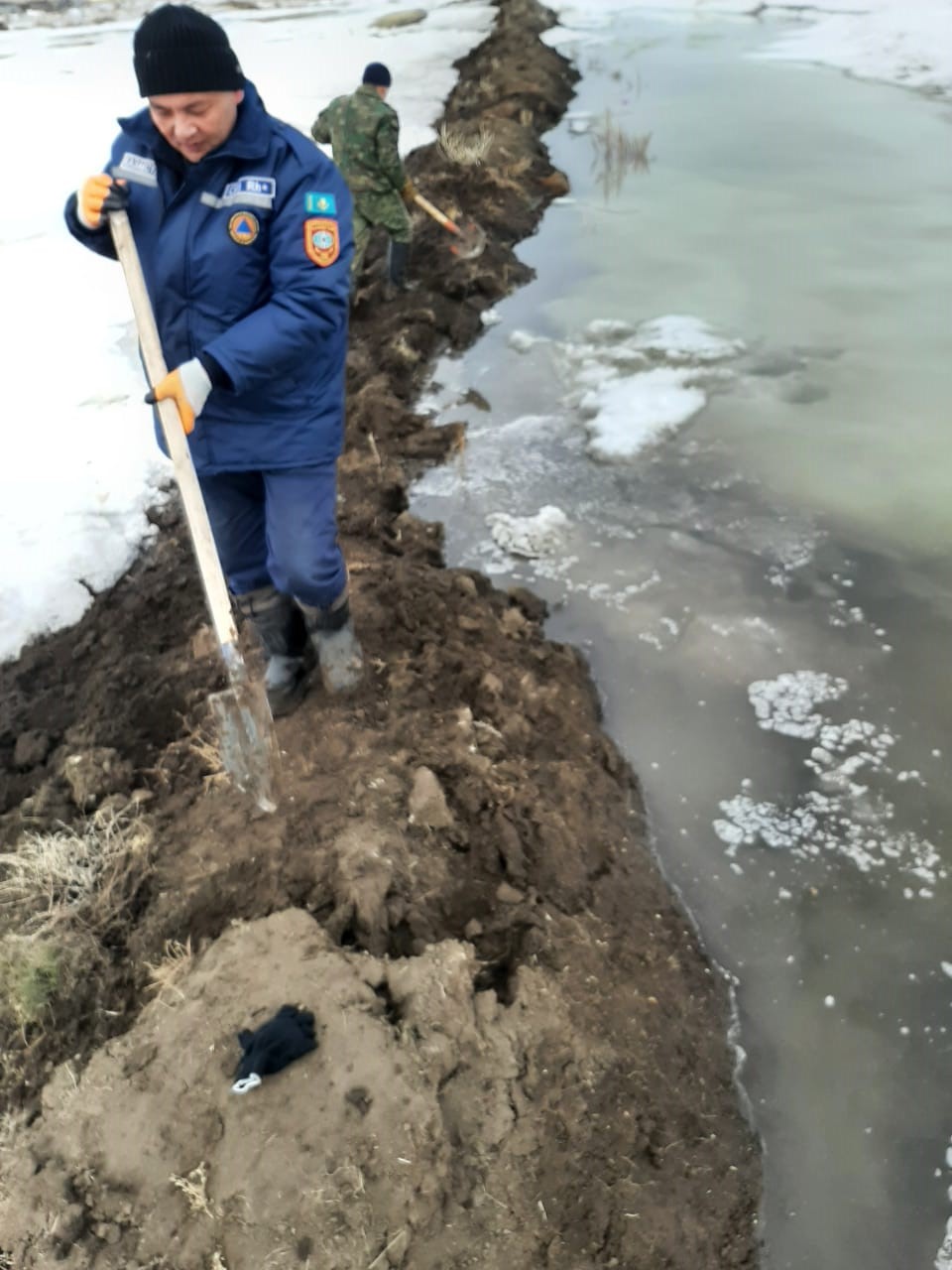 ТЖД жиынтық бөлімшелері тасқынға қарсы күресті қызу жүргізуде