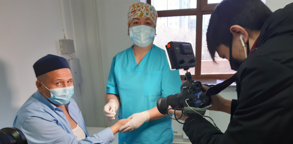 «Халифа Алтай» мешітінде вакцина егу пункті жұмысын бастады