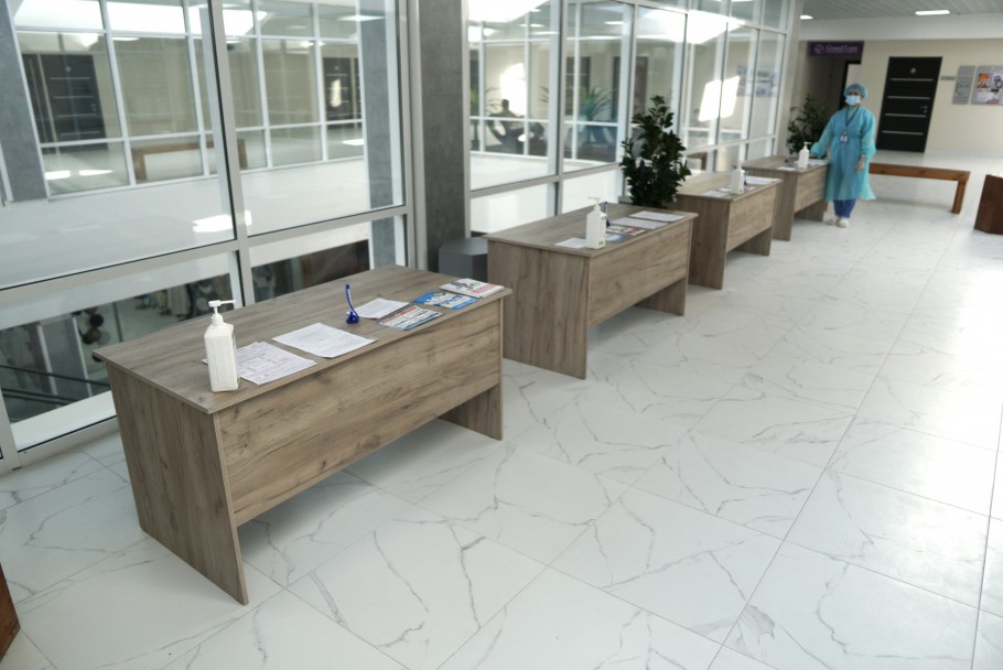 Сауда орталығындағы екпе кабинеті