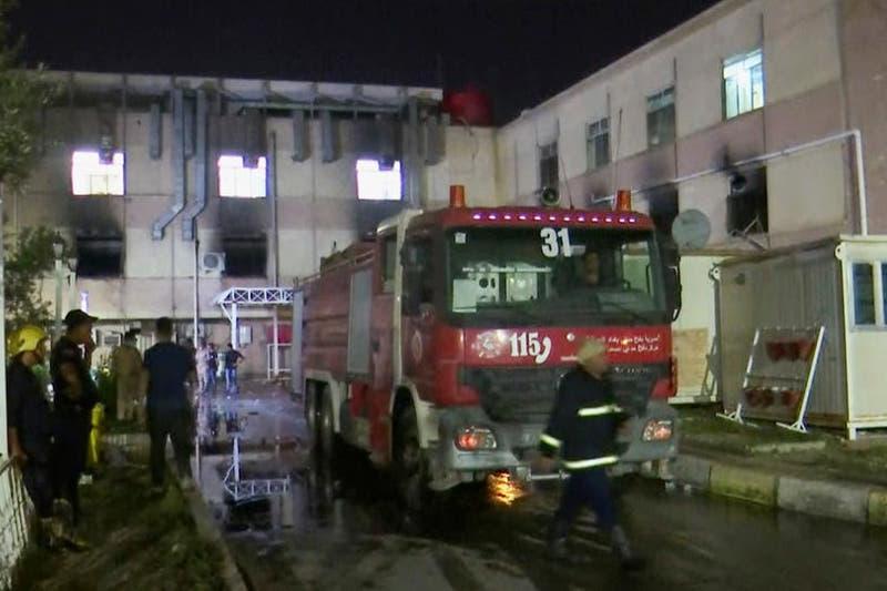 Бағдат емханасындағы өрттен 45 адам мерт болды