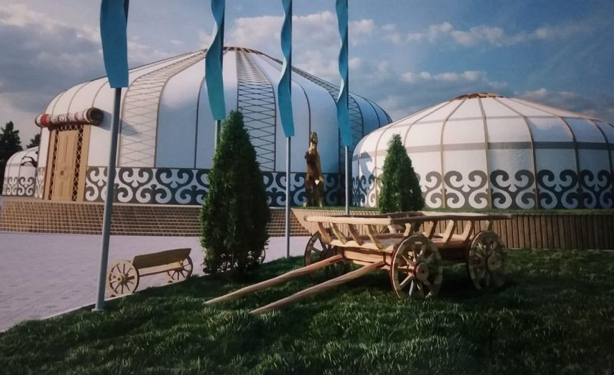 Әулиеатадағы ең алып киіз үй