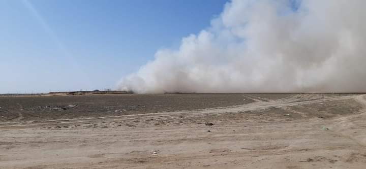 Атырау облысында қоқыс полигоны отқа оранды