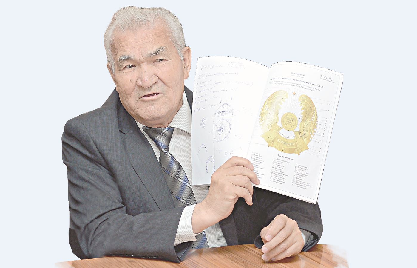 Жандарбек Мәлібекұлы: Елтаңбада Елбасының қол­таң­басы бар