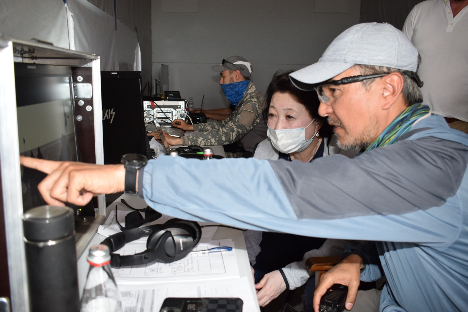Ақтоты Райымқұлова «Ұлы Дала Таңы» фильмінің түсірілім алаңына барды