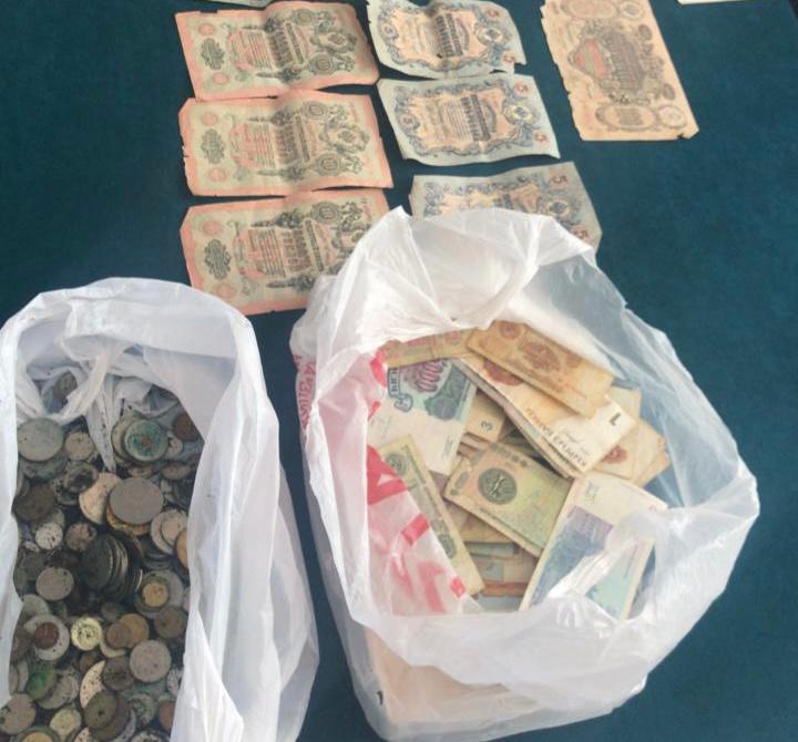 Шекарадан көне монеталарды алып өтпек болған Ресей азаматы ұсталды