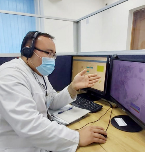 Алматыдағы Телемедицина орталығы КВИ жұқтырған 3 мыңнан астам науқасты бақылап отыр