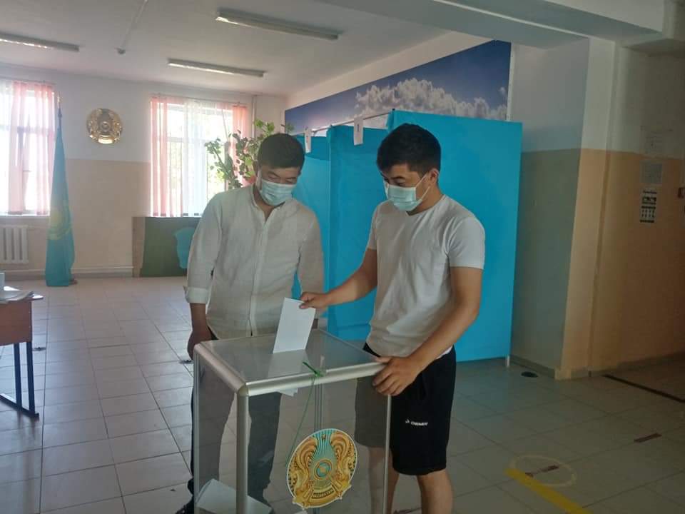 Жетісайда 101 жастағы ана еңбек және тыл ардагері дауыс берді