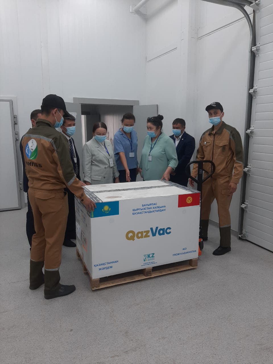 QazVac Қырғызстанға жеткізілді