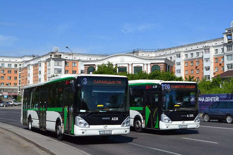 Атырауда автобустар Ashyq қосымшасына қосылды