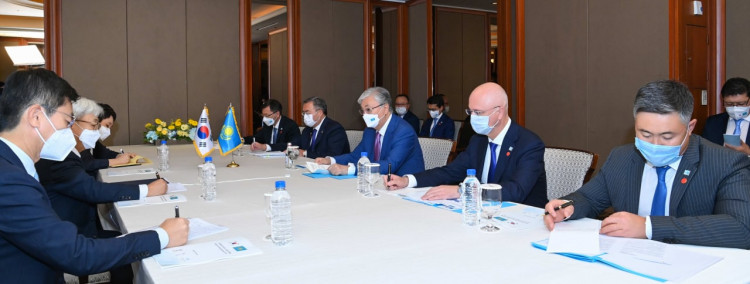 ҚР Президенті Оңтүстік Кореяның ірі компания басшыларымен кездесу өткізді