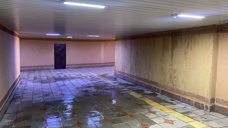 Алматыда жерасты жаяу жүргіншілер өткелін су басып қалды