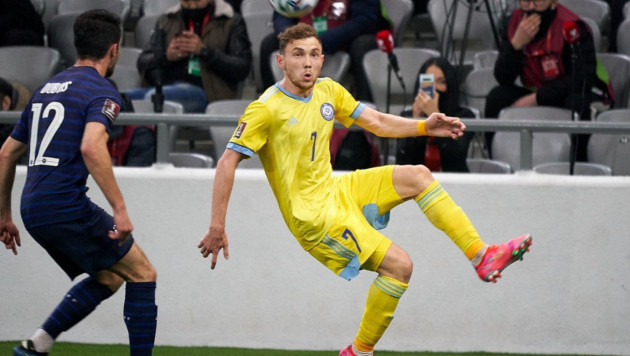 УЕФА Қазақстан құрамасының футболшысына қатысты іс қозғады