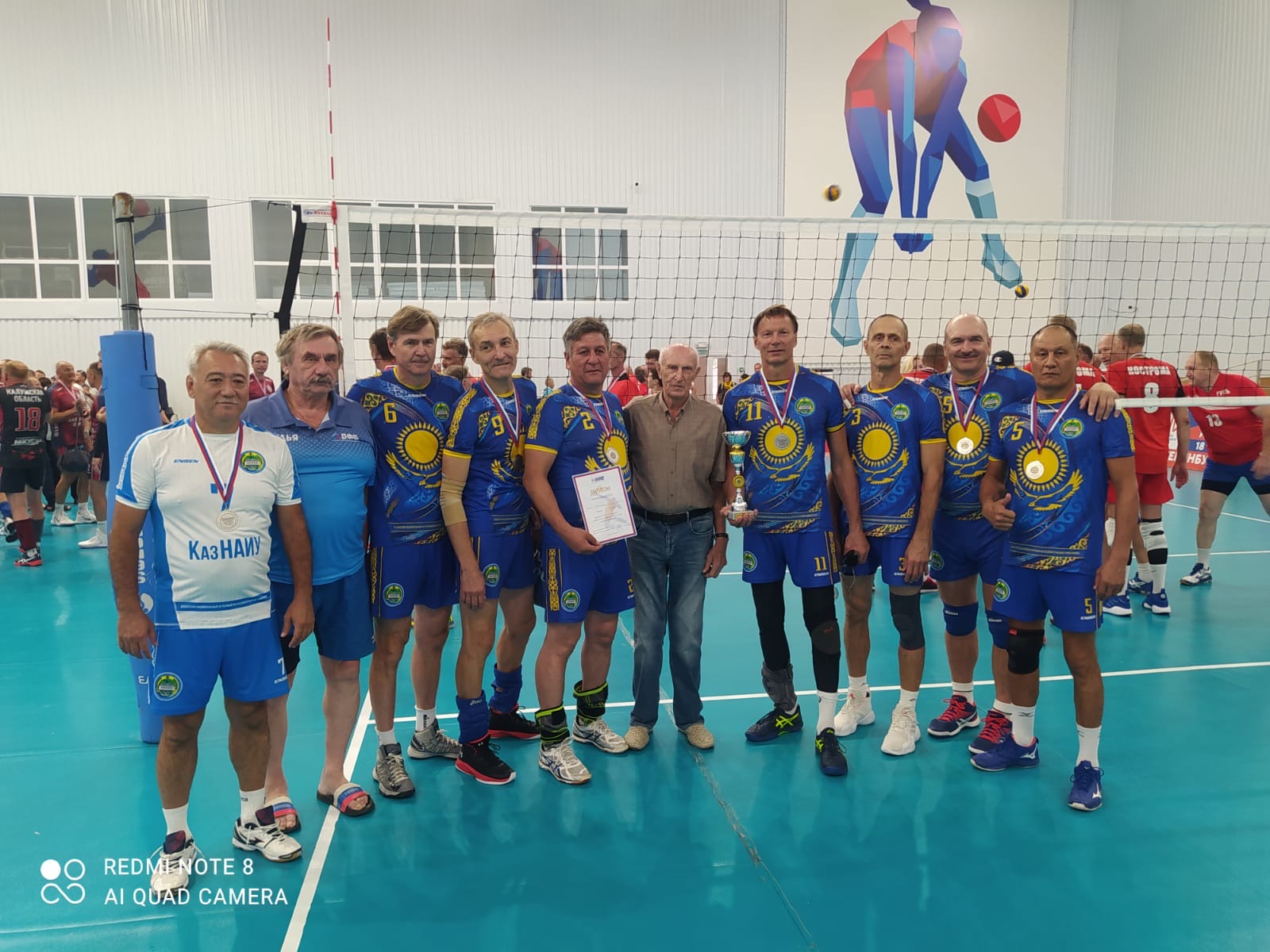 Ардагер волейболшыларымыз Краснодарда күміс медальді иеленді