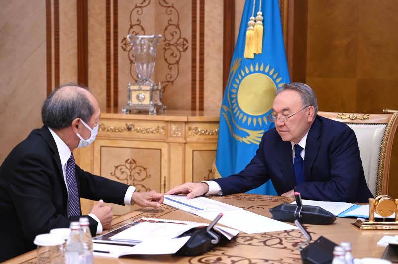 Елбасы «Назарбаев Университетінің» президенті Шигео Катсуды қабылдады