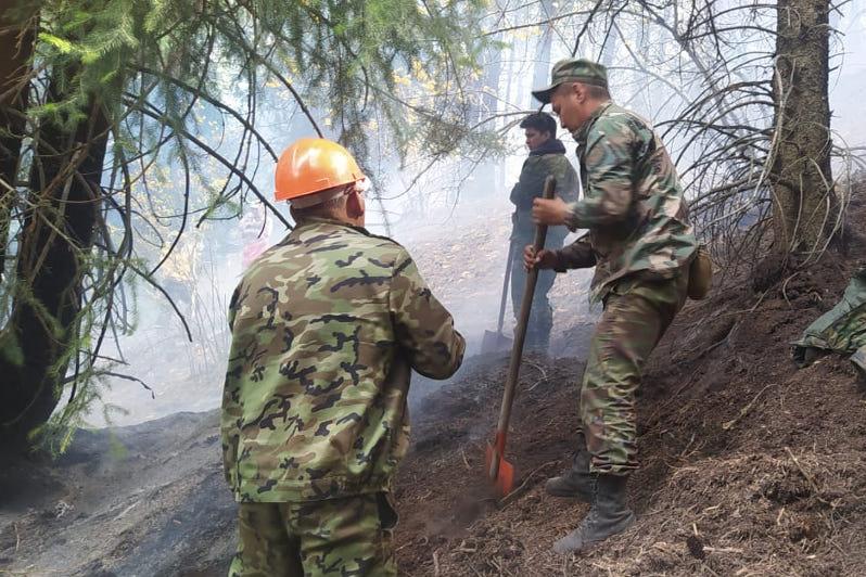 Ақсай шатқалындағы өрттен елді мекендерге қауіп бар ма?
