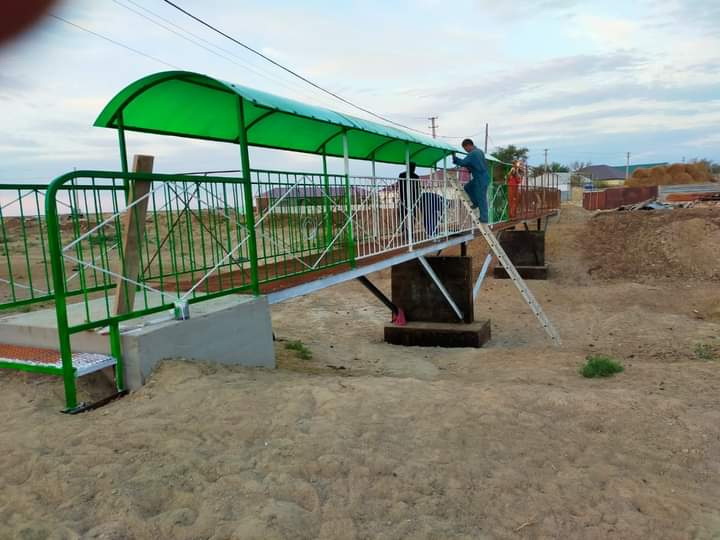 Тұрғындар салған көпір