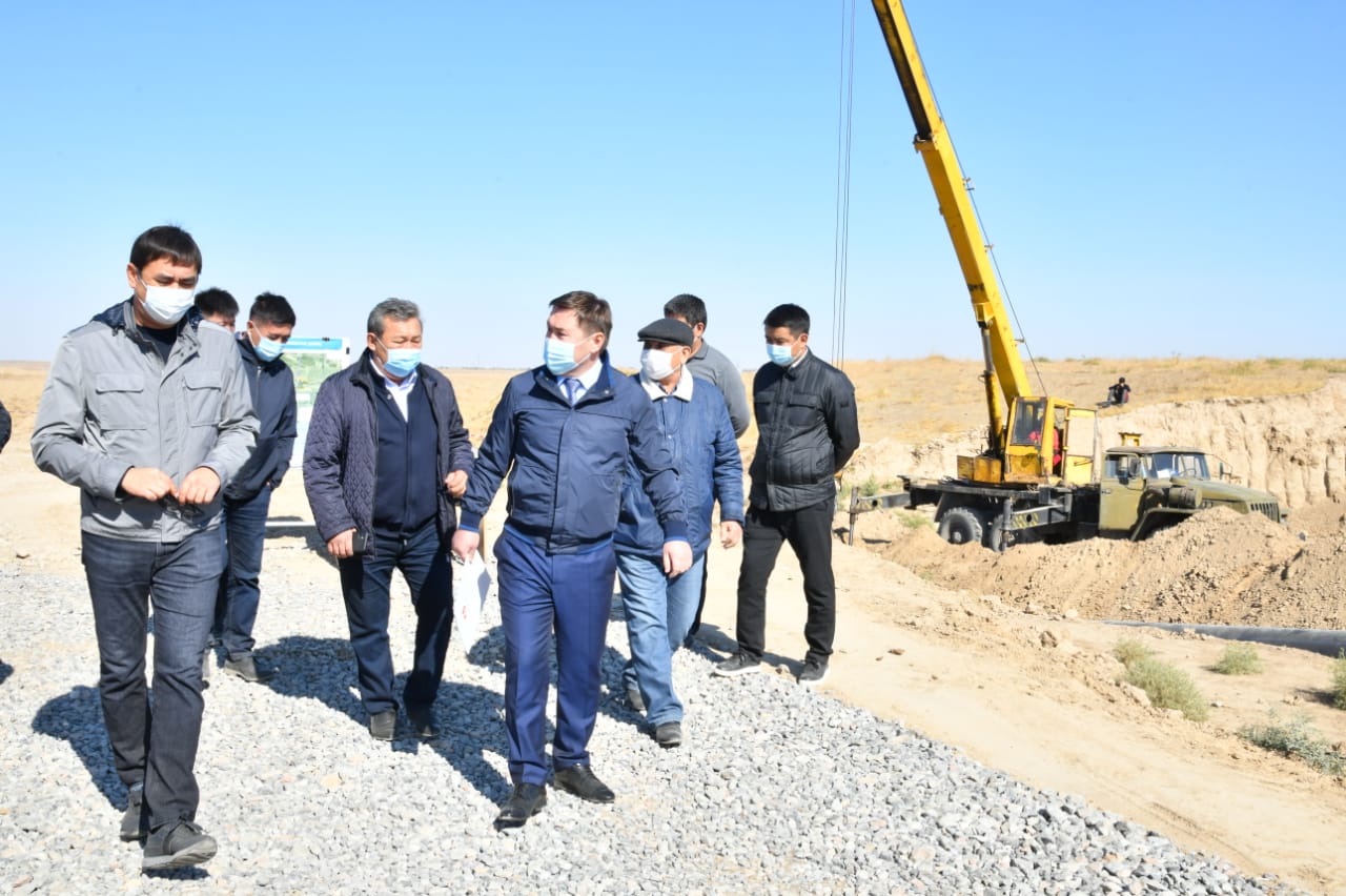 Шымкент үшін «Көмешбұлақ» магистралды су құбырының маңызы зор