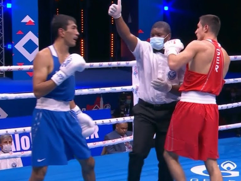 AIBА Шымбергеновтің шеберлігіне сүйсінді