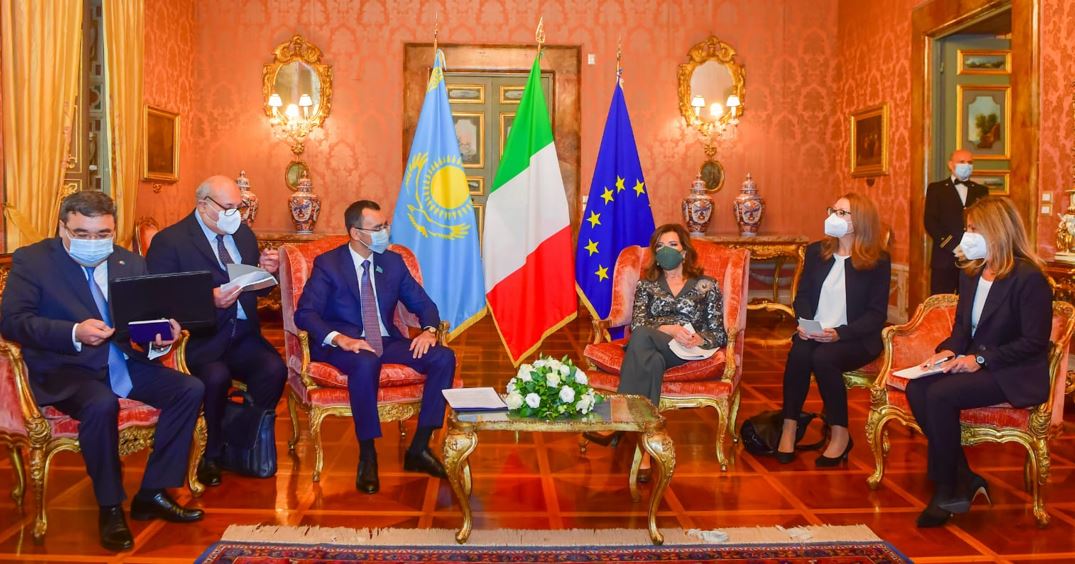 Мәулен Әшімбаев Италия Парламенті Сенатының төрағасымен кездесті