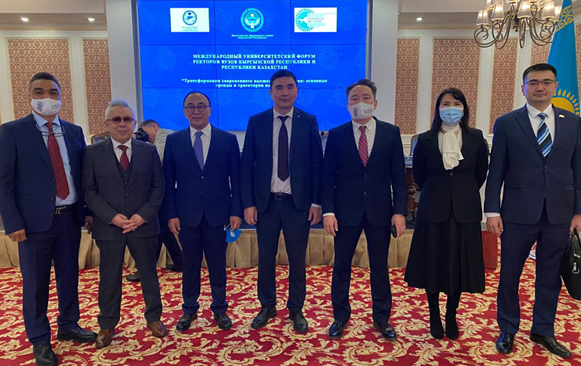 Қырғызстан мен Қазақстан ынтымақтастығы аясында ректорлар кездесті