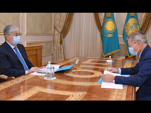 Мемлекет басшысы Шығыс Қазақстан облысының әкімі Даниал Ахметовті қабылдады