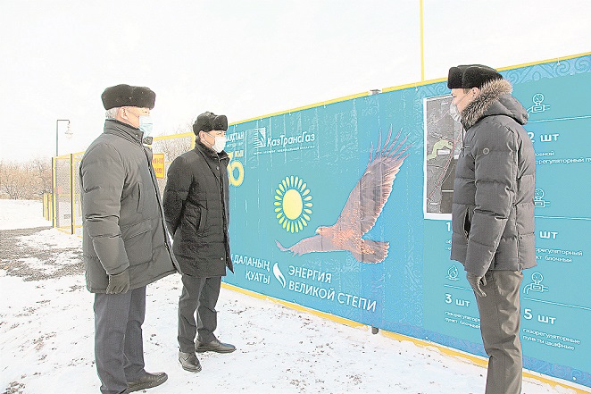 Елорданың тұрғын үй алаптары газға қосылды